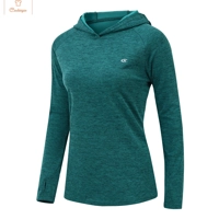 Womens Long Sleeve Running Hoodie T-Shirt