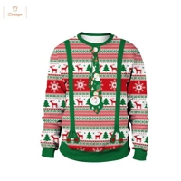 Christmas 2024 Round Neck Pullover Sweater