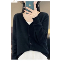 Premium Womens V-Neck Knit Cardigan