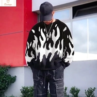 Retro Gothic Knit Streetwear Pullover Sweater