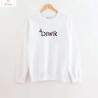 Luxury Printed O-Neck Pullover Hoodie