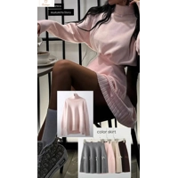 Winter Oversized Turtleneck Coffee Sweater