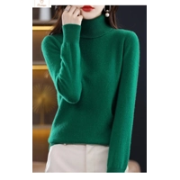 Womens Merino Wool Cashmere Turtleneck Sweater