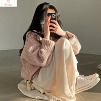 French Retro Twist V-neck Cardigan Sweater