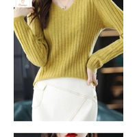 Cardeegan Womens V-Neck Solid OL Sweater