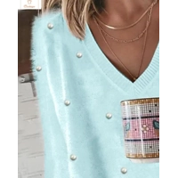 Cardeegan Ribbed Knitted Loose Sweater