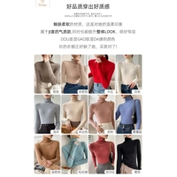 Brown Cashmere Turtleneck Knit Sweater