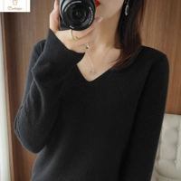 Cardeegan Womens V-Neck Cashmere Sweater