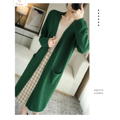 Womens Cashmere V-Neck Knit Cardigan