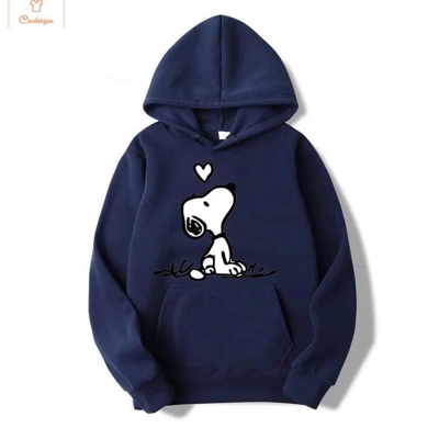 Snoopy Hoodie: Spring/Autumn Casual Wear