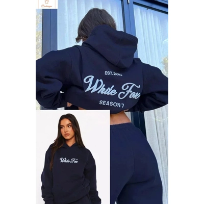 Trendy Womens Fleece Sports Hoodie