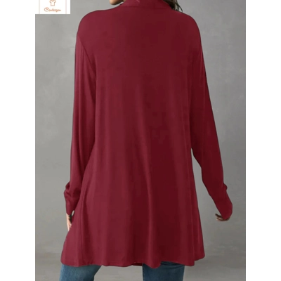 Elegant Long Sleeve Knitted Cardigan for Women