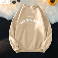 Plus Size Letter Print Hoodie