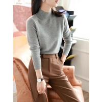 Chic Cashmere Turtleneck Pullover Sweater