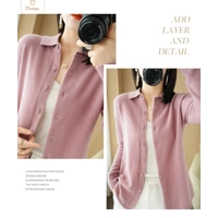 Spring Autumn Cashmere Womens Cardigan