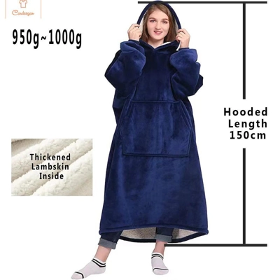 Casual Oversize Fleece Hoodie for Women