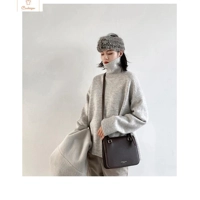 Korean Womens Loose Turtleneck Sweater