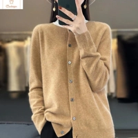 Womens Merino Wool Long Sleeve Cardigan