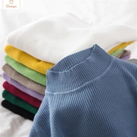 Soft Knit Cashmere Turtleneck Sweater Top