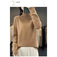 Autumn Winter Cashmere Turtleneck Sweater