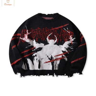 Dark Anime Couple Knit Sweater Dark Anime Couple Knit Sweater