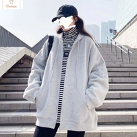 Casual Oversized Zip-Up Hoodie for Women
