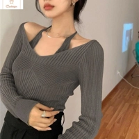 Womens Slim Fit Knitted Sweater Tops