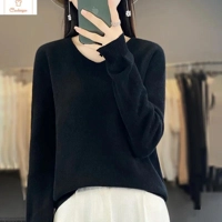 Womens Merino Wool V-Neck Sweater