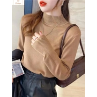 Chic Turtleneck Pullover Sweater for Women