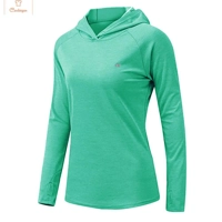 Womens Long Sleeve Running Hoodie T-Shirt