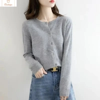 Womens Spring Autumn Cashmere Cardigan Sweater