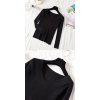 Autumn Winter V-Neck Knitted Jumper