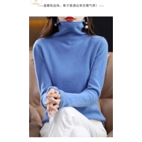 Warm Wool Turtleneck Knitted Sweater