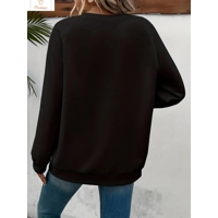 Cardeegan Womens Long Sleeve Crewneck Hoodie