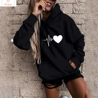 Womens Fashion Hooded Pullover Sweatshirt