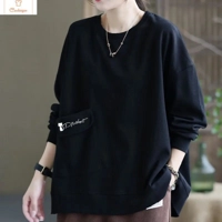 Streetwear Cat Print Oversized Hoodie