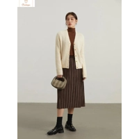 Womens Wool Knitted Winter Cardigan Sweater