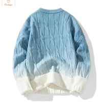 Loose Chunky Twist Knit Pullover