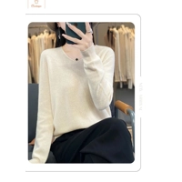 Womens V-neck Long Sleeve Fashion Sweater