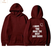 Happy Face Casual Oversize Hoodie for Women