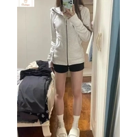 Cropped Grey Zip-Up Hoodie for Women