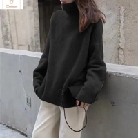 Lucyever Womens Thick Turtleneck Sweater