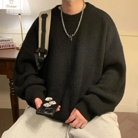 Round Collar Knit Sweater for Couples