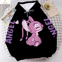 Stitch Angel Monster Hoodie Pullover