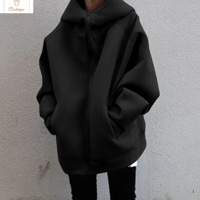 Oversized Zip-Up Hoodie for Women