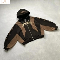 Y2K Slim Zipper Retro Street Hoodie