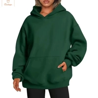 Casual Black Grey Hooded Sweatshirt Pullover