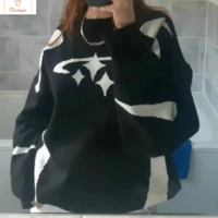 New Vintage Y2K Stars Graphic Sweater