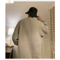 Round Collar Knit Sweater for Couples