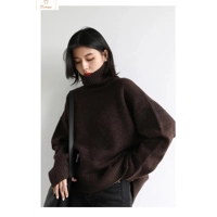 Loose Turtleneck Knit Sweater for Women